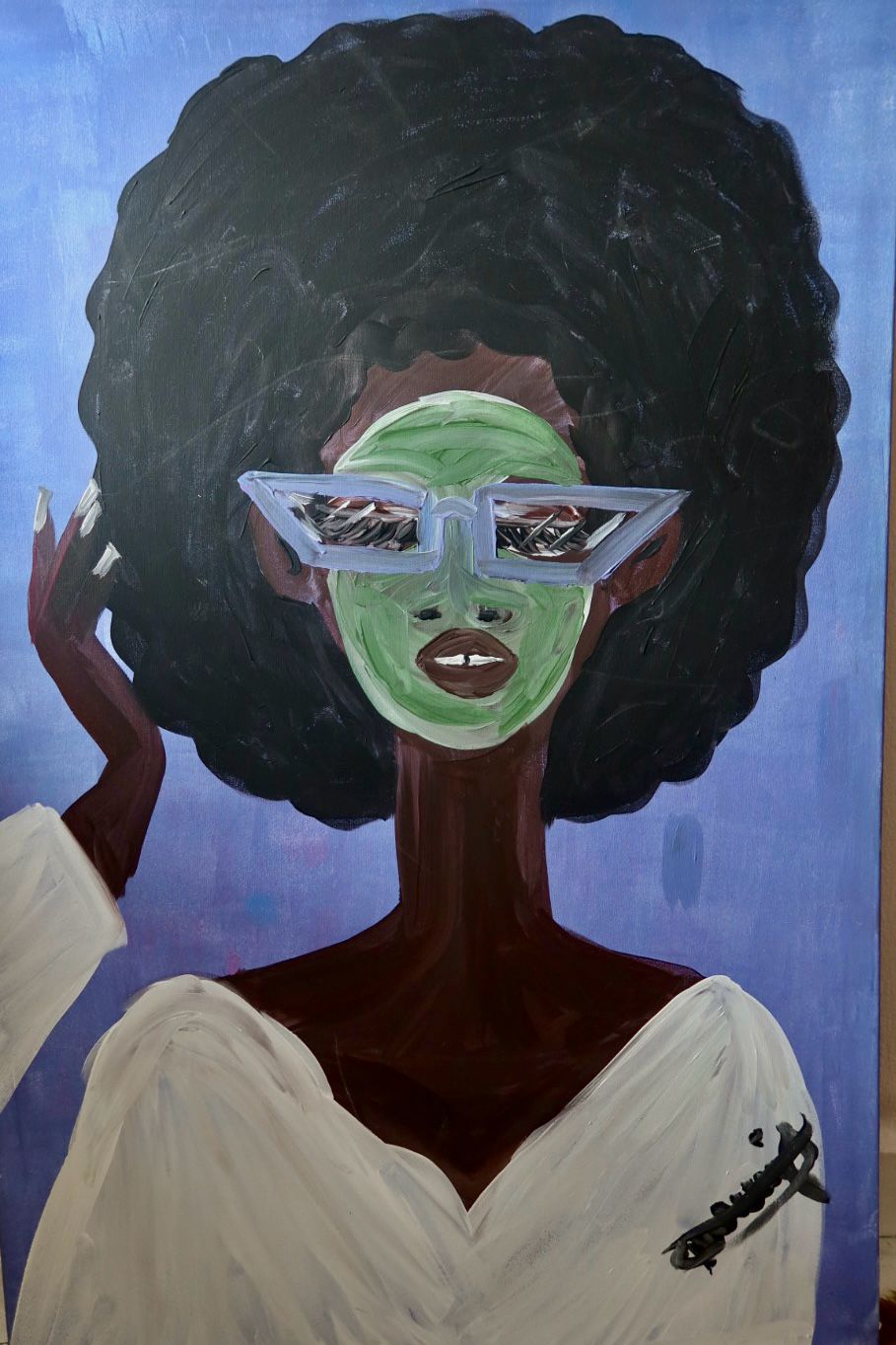 Brown Skin Girl fine-art print by Michelle Amo